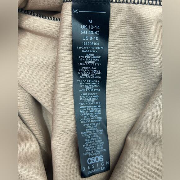 ASOS DESIGN Black Lace Cami Slip Maxi Dress Sz M NWOT Evening Gown - Picture 15 of 16